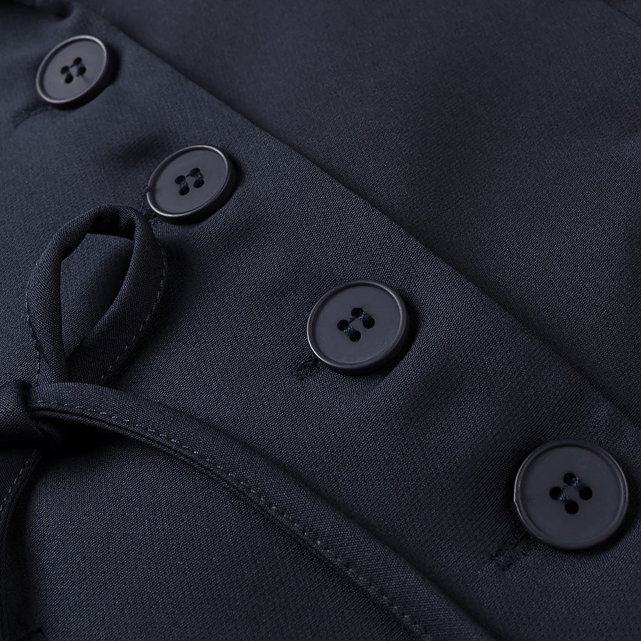 Women's fashionable blazer jacket with creative tie details NOVAE