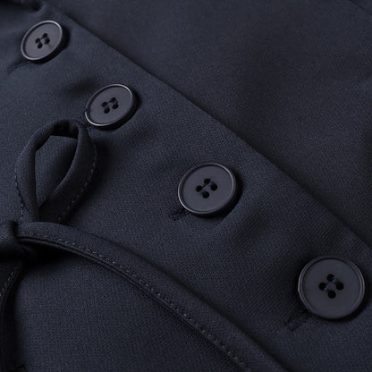 Women's fashionable blazer jacket with creative tie details NOVAE