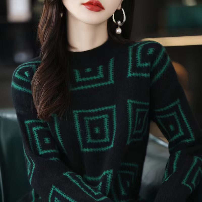 Women's patterned sweater NOVAE