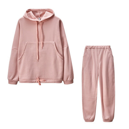 Women's Comfortable Sweatshirt and Loose Jogging Pants Set NOVAE