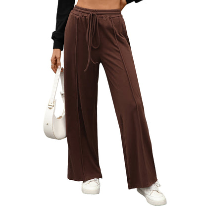 Women's casual harem pants made of high-quality material with elastic waistband NOVAE