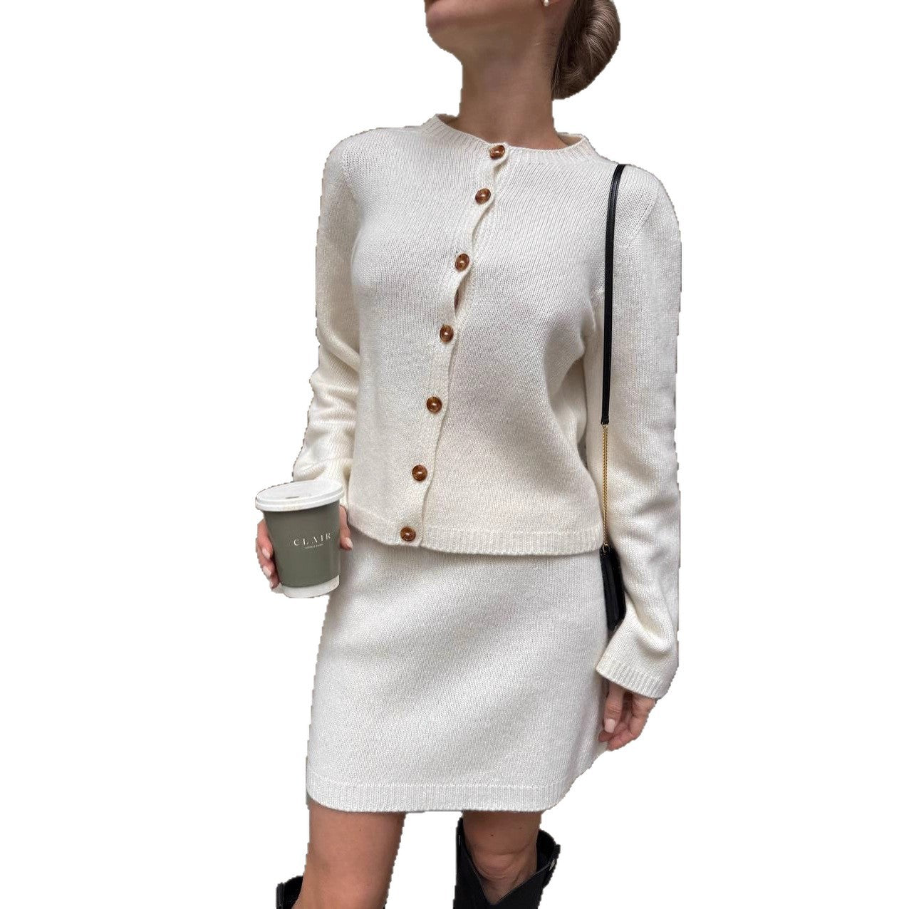 Women's set made of soft knit material NOVAE