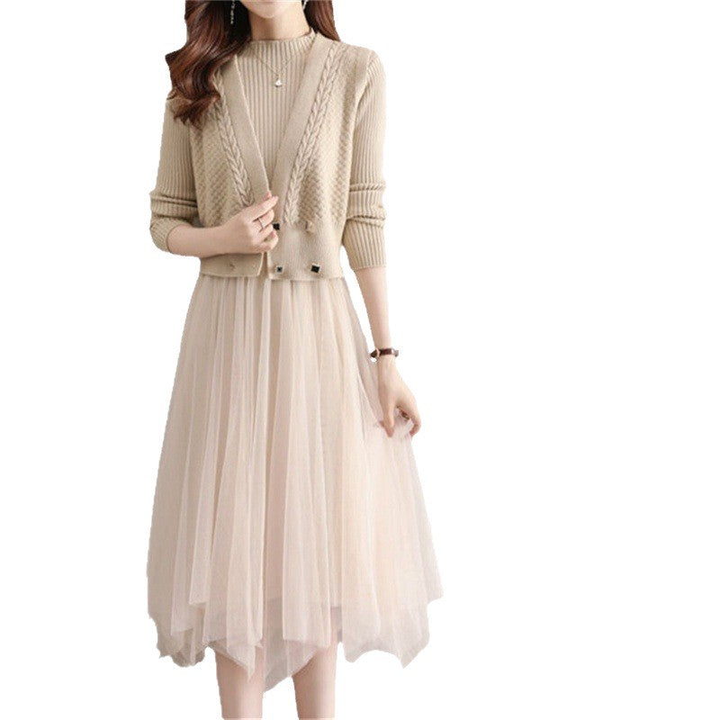 Women's cardigan with tulle skirt NOVAE