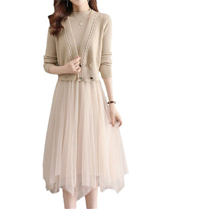 Women's cardigan with tulle skirt NOVAE
