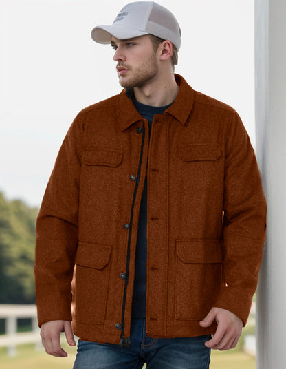 Men's casual flannel jacket NOVAE