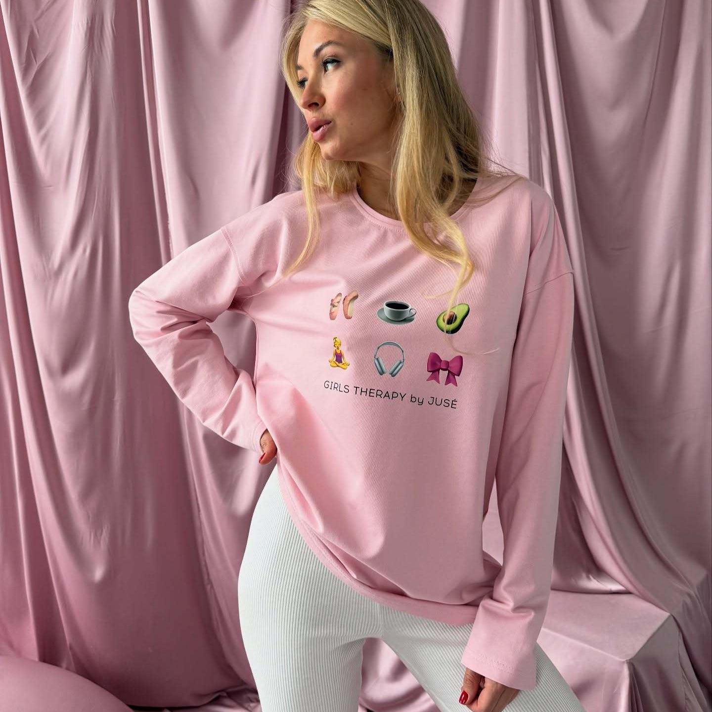 Women's casual sweatshirt with creative NOVAE design