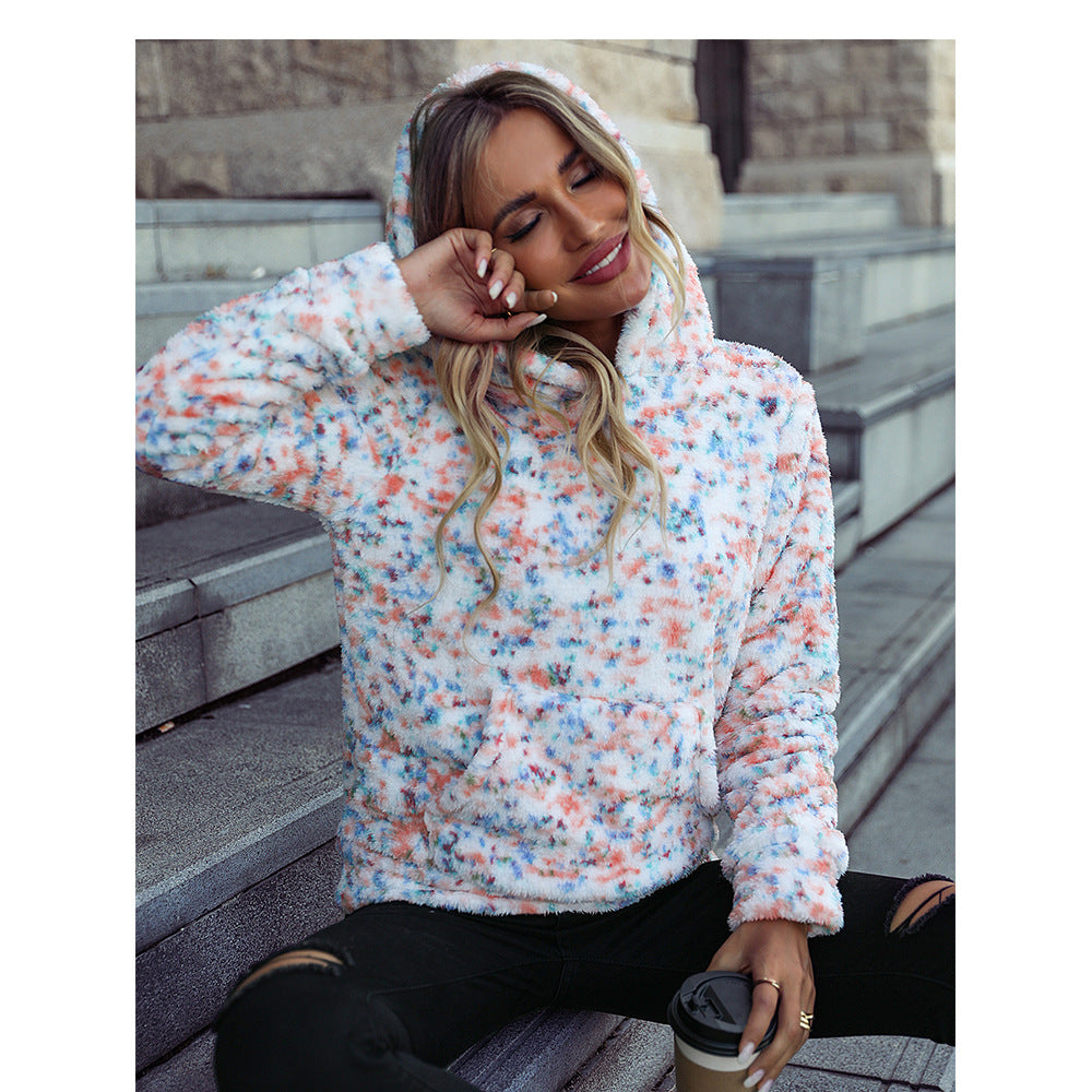 Women's hooded fleece pullover NOVAE