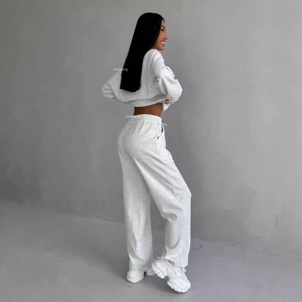 Women's casual tracksuit set with teddy bear motif NOVAE