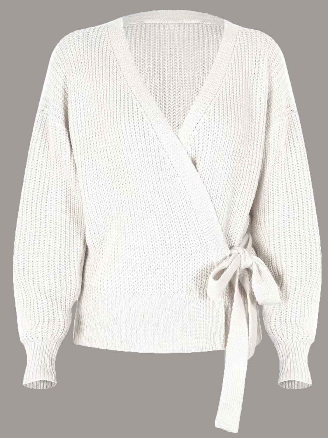 Women's Cool Wrap Cardigan with Modern Ruffle Details NOVAE