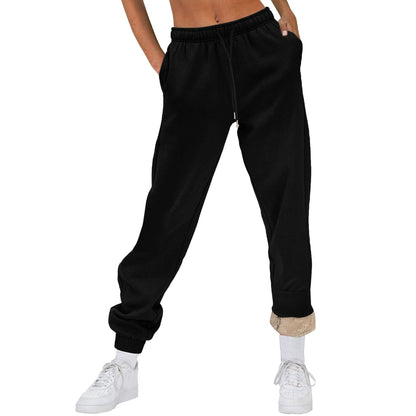 Women's Comfortable Leisure Trousers with Drawstring and Stylish Cuffs NOVAE