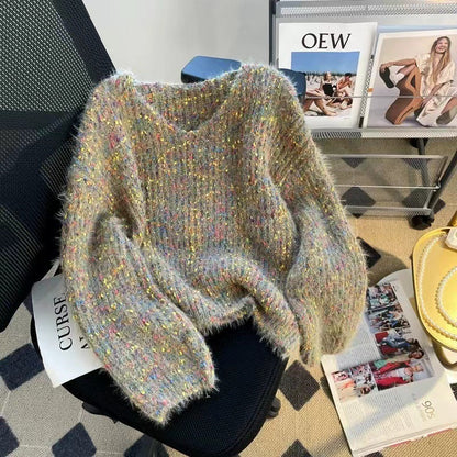 Women's chunky knit sweater NOVAE