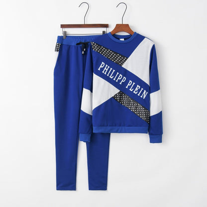 Women's tracksuit with modern graphic design and elastic waistband NOVAE