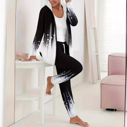 Women's sporty leisure suit with modern gradient details NOVAE