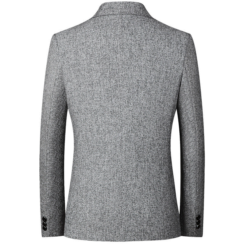 Men's modern and elegant blazer in textured fabric NOVAE