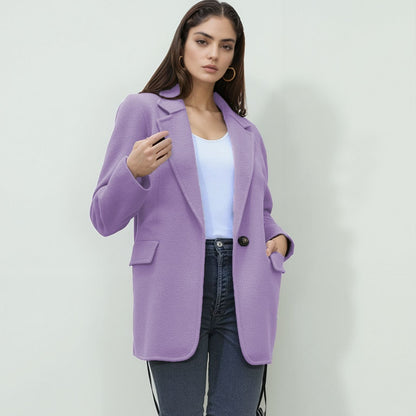 Women's elegant soft blazer with a tailored fit NOVAE