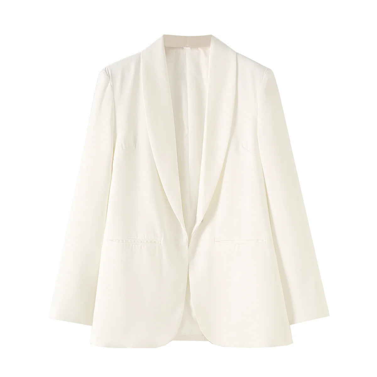 Women's elegant blazer with a modern cut and practical pockets NOVAE