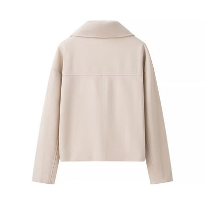 Women's elegant short jacket in a casual double-body style NOVAE