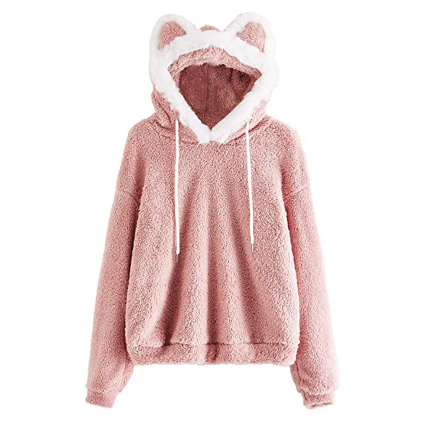 Women's Cozy Hoodie with Cat Face NOVAE