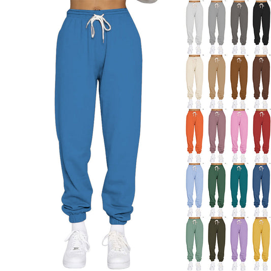 Women's Comfortable Jogging Pants with Adjustable Waistband and Elastic Cuffs NOVAE