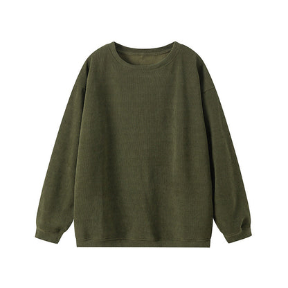 Women's oversized sweatshirt with a structured design and relaxed fit NOVAE