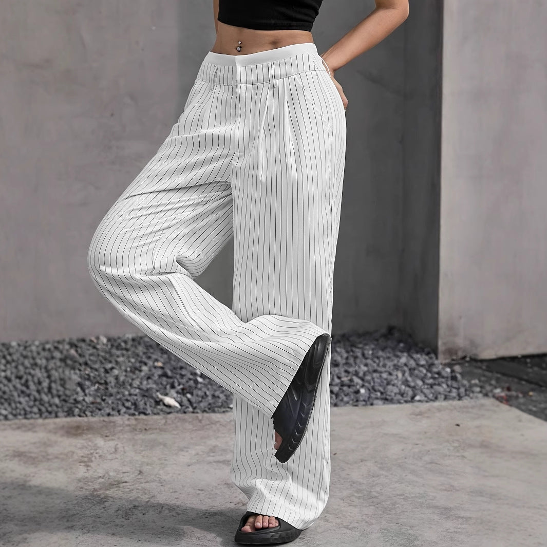 Women's fashionable high-waisted disc trousers NOVAE