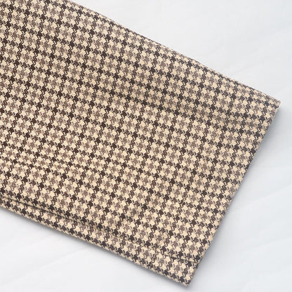 Women's checked oversized blazer jacket with double button placket NOVAE