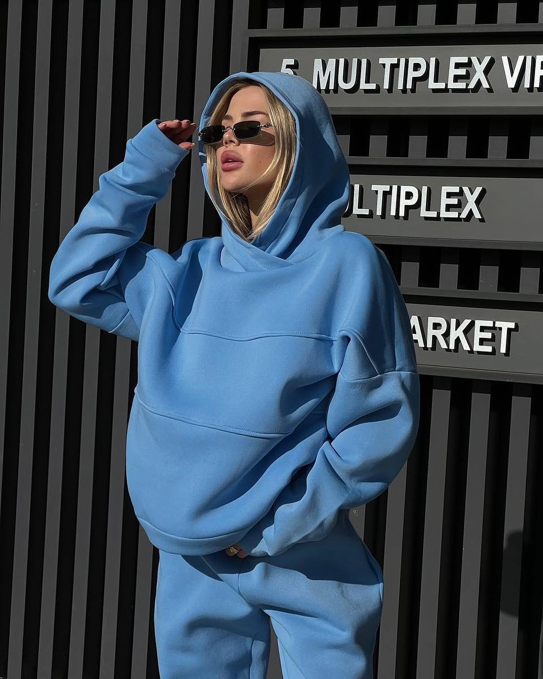 Women's Oversized Hoodie with Hood NOVAE