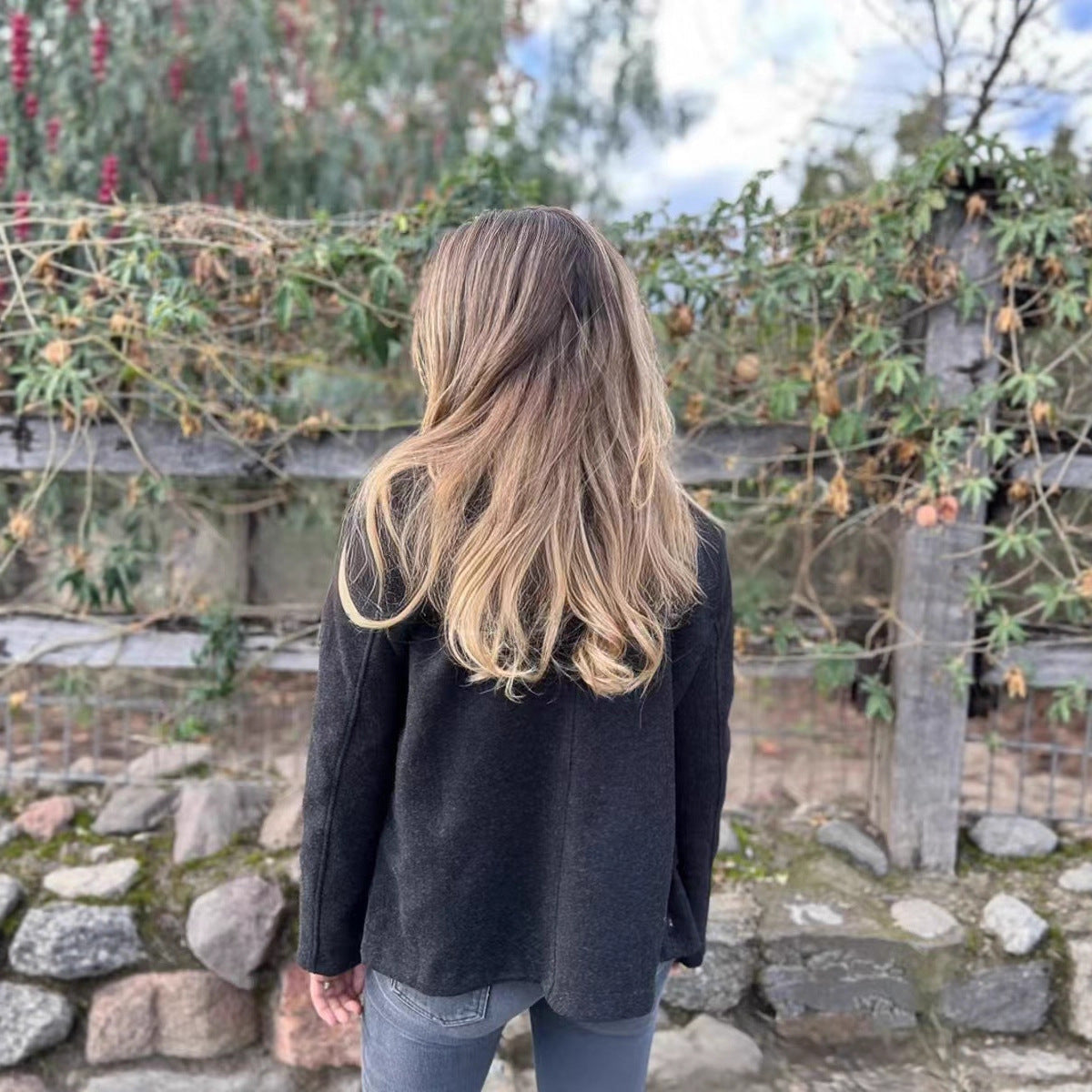 Women's Classic Double-Breasted Wool Coat NOVAE