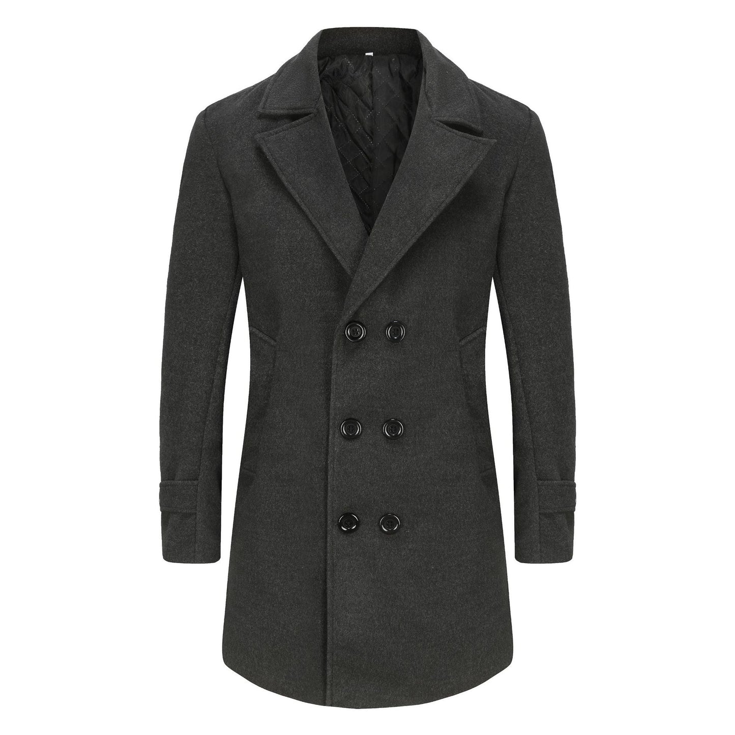 Men's stylish and elegant double-breasted overcoat NOVAE