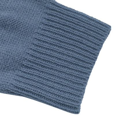 Women's knitted sweater with Scandinavian pattern and generous cut NOVAE