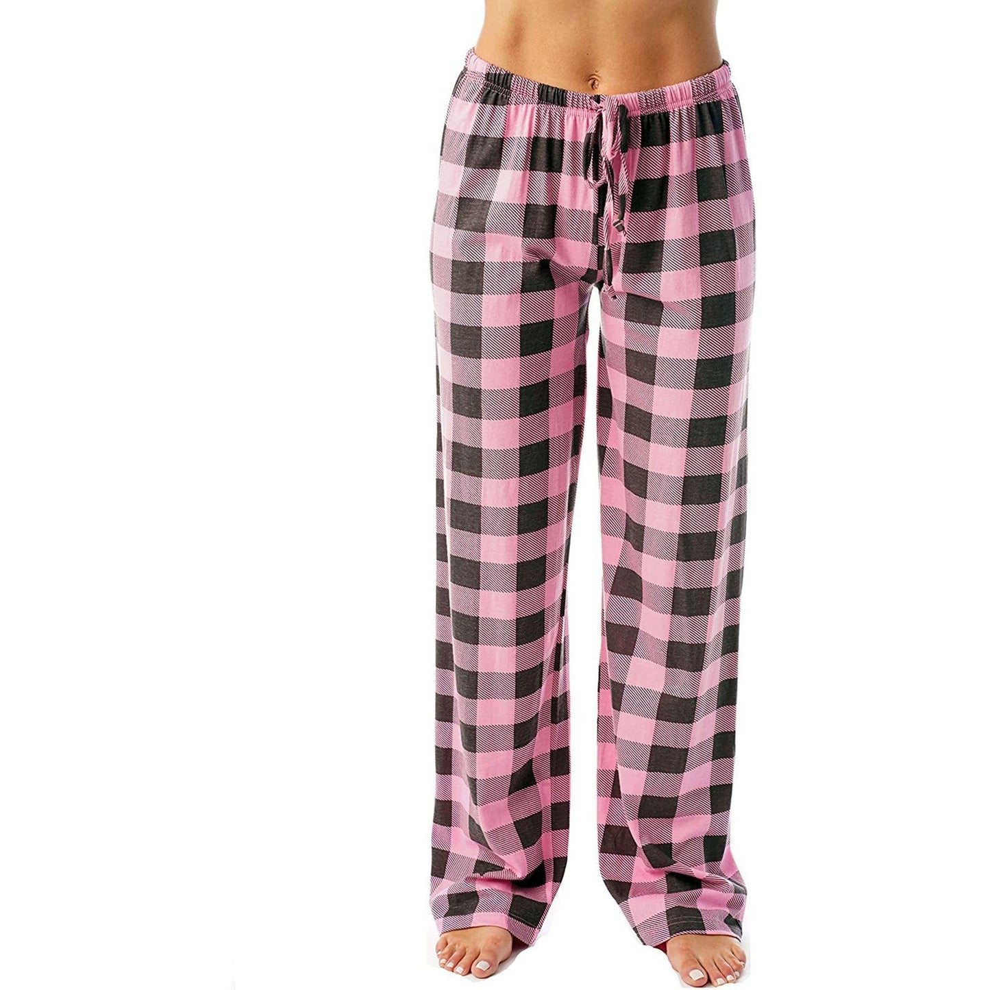 Women's leisure trousers in a checked cut NOVAE
