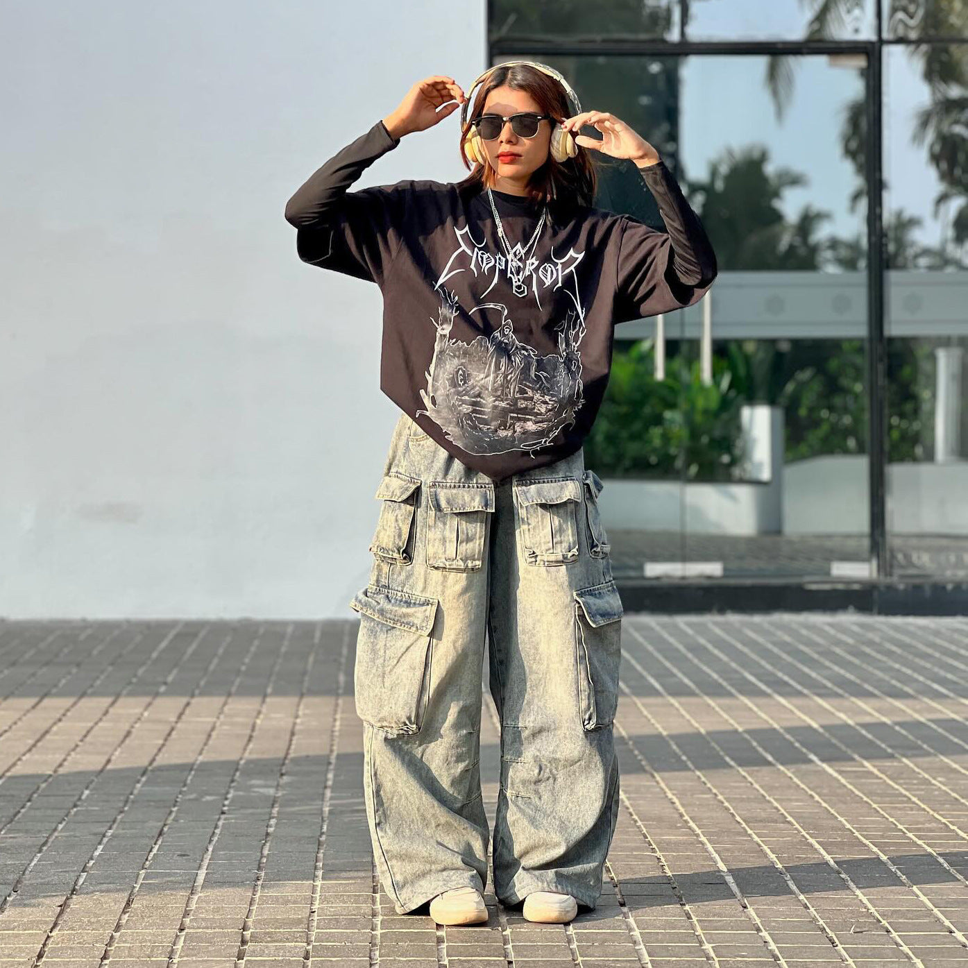 Women's cargo trousers in a casual utility style NOVAE