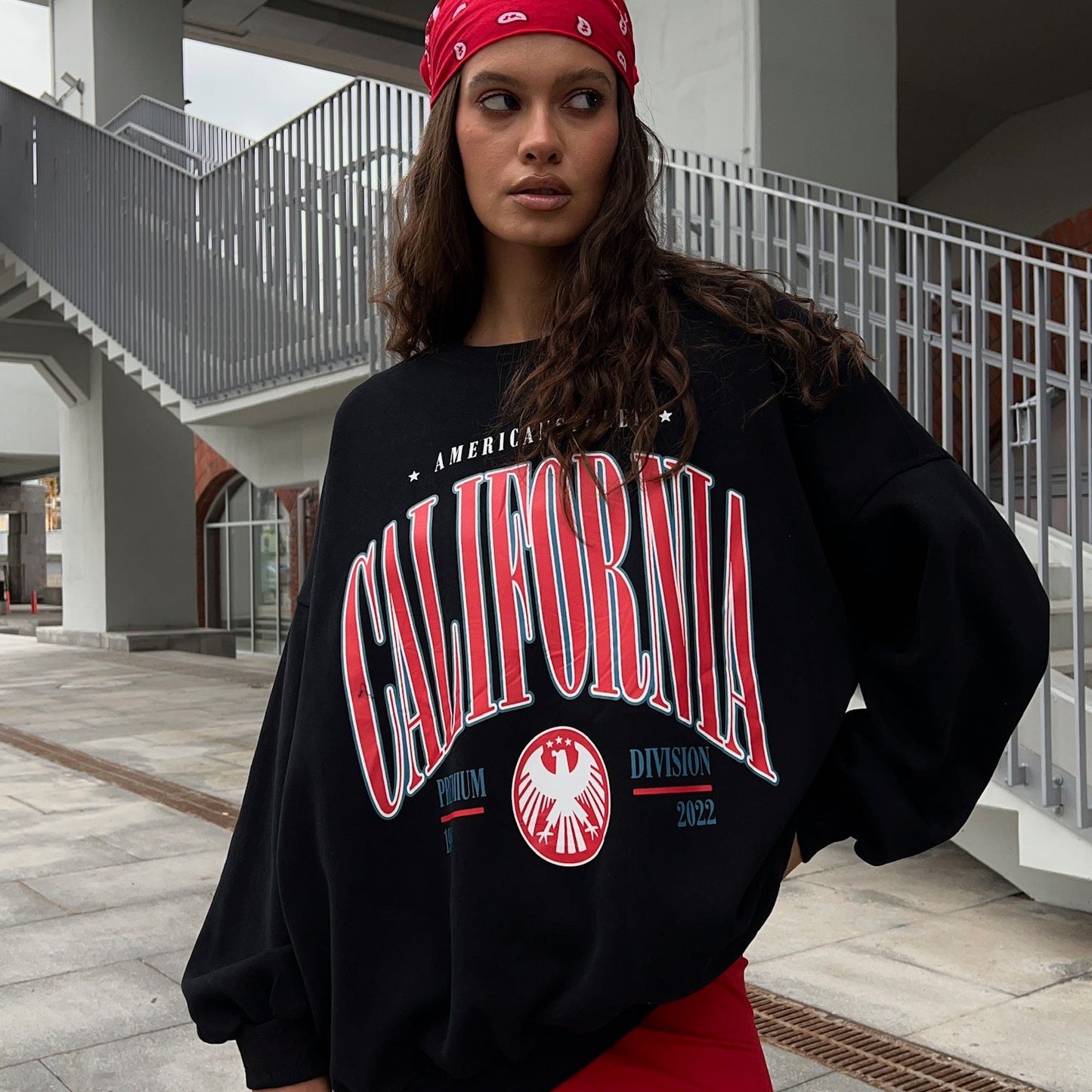 Women's elegant maxi skirt with high slit and flowing cut NOVAE