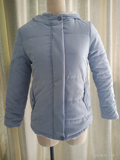 Women's quilted transitional jacket with cozy fleece lining and practical pockets NOVAE
