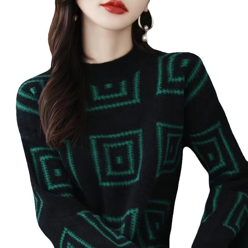 Women's patterned sweater NOVAE