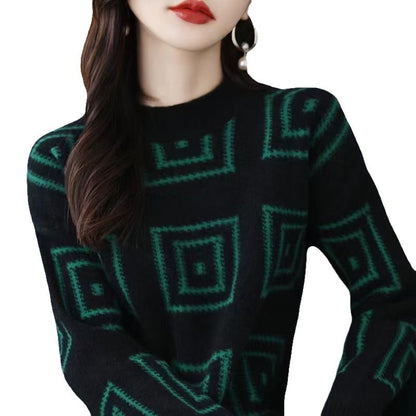 Women's patterned sweater NOVAE