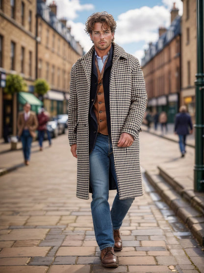 Men's classic wool coat NOVAE