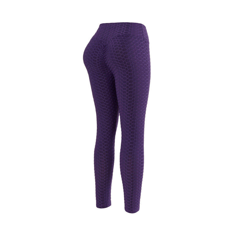 Women's sporty leggings with a textured surface NOVAE