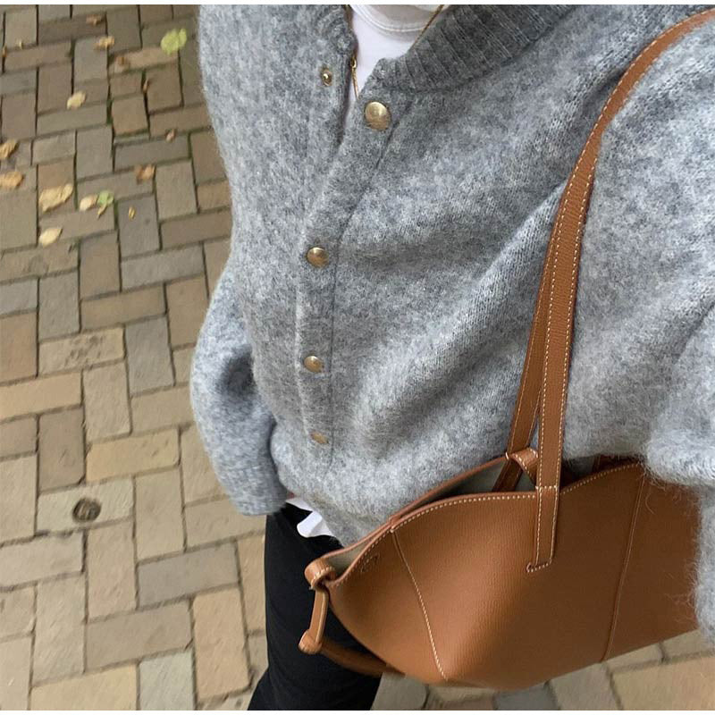 Women's cardigan with button-up design and soft material NOVAE