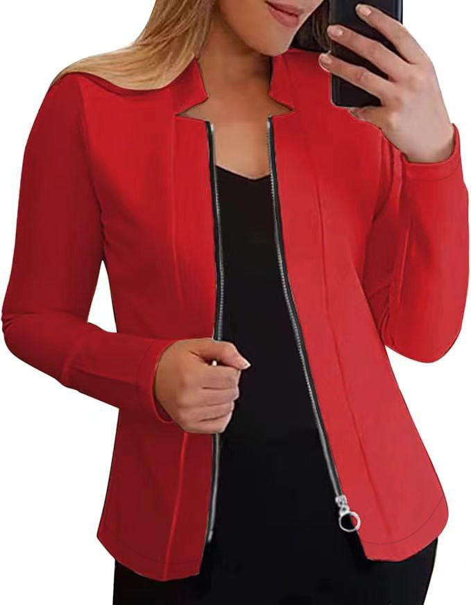 Women's elegant and figure-hugging blazer jacket NOVAE