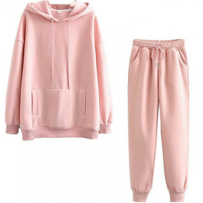 Women's leisure loungewear set with cozy hoodie and comfortable jogging pants NOVAE