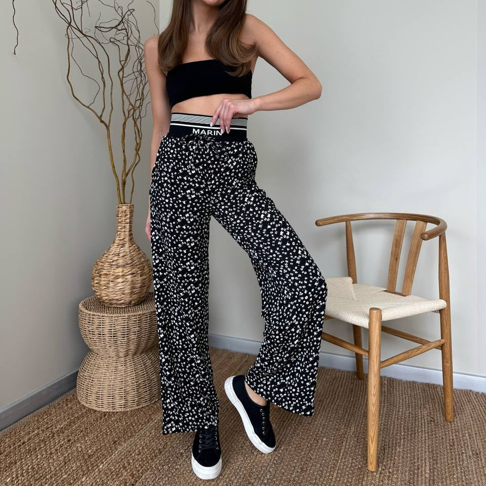 Women's fashionable leopard print lounge trousers NOVAE