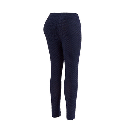 Women's sporty leggings with a textured surface NOVAE