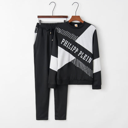 Women's tracksuit with modern graphic design and elastic waistband NOVAE