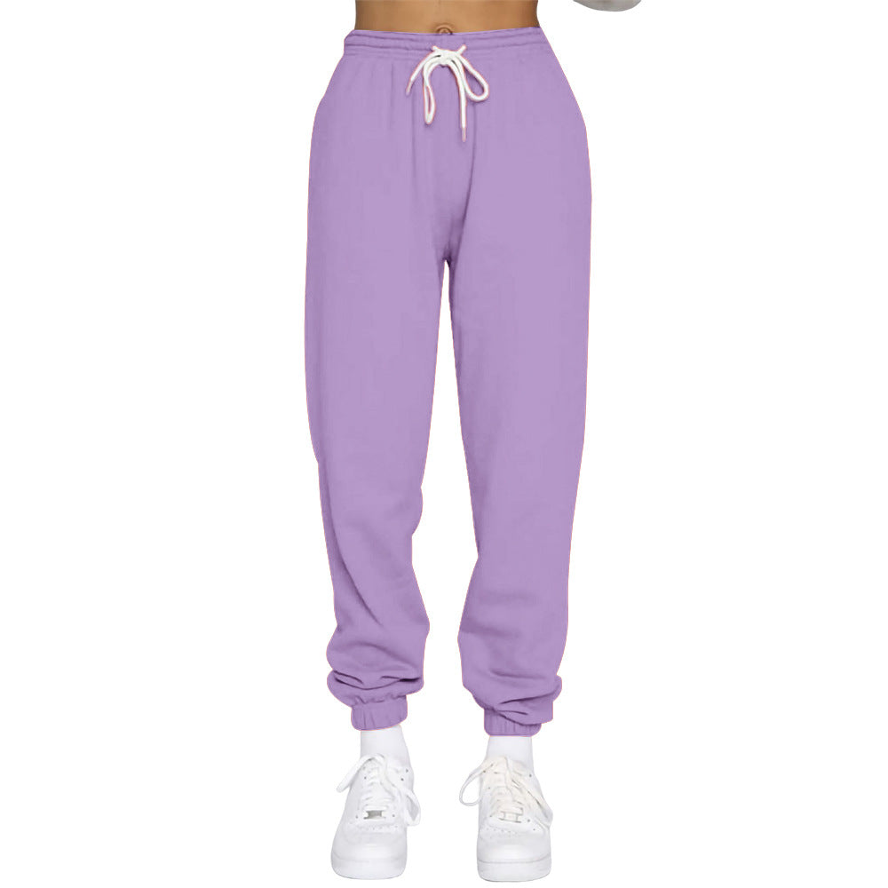 Women's Comfortable Jogging Pants with Adjustable Waistband and Elastic Cuffs NOVAE