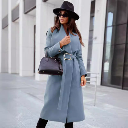 Women's elegant trench coat with belt and high-quality workmanship NOVAE