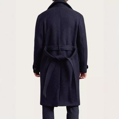 Men's elegant wool peacoat NOVAE