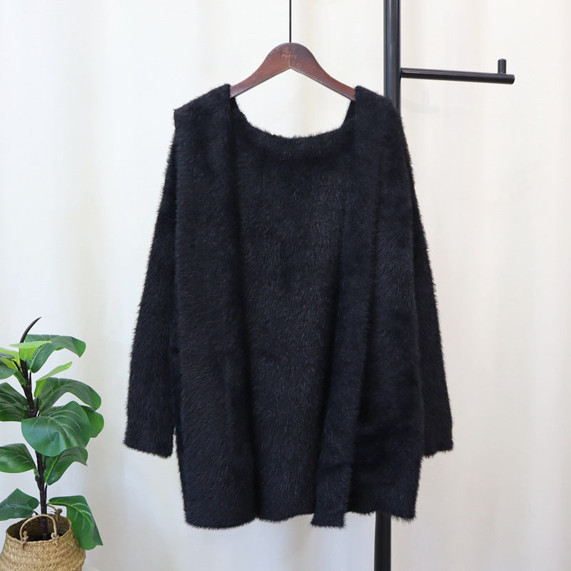 Women's Cozy Cardigan with Long Sleeves and Practical Pockets NOVAE