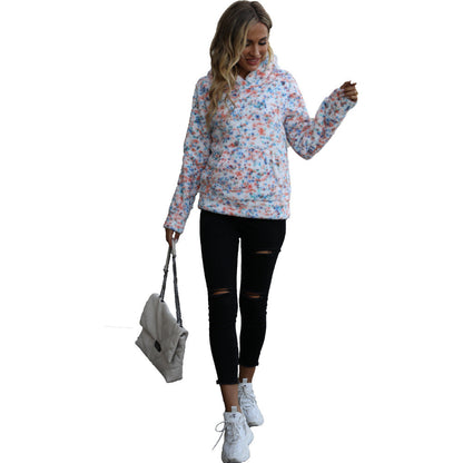 Women's hooded fleece pullover NOVAE