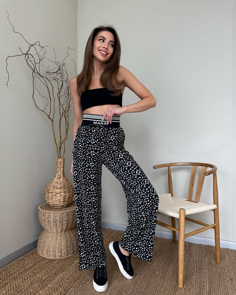 Women's fashionable leopard print lounge trousers NOVAE